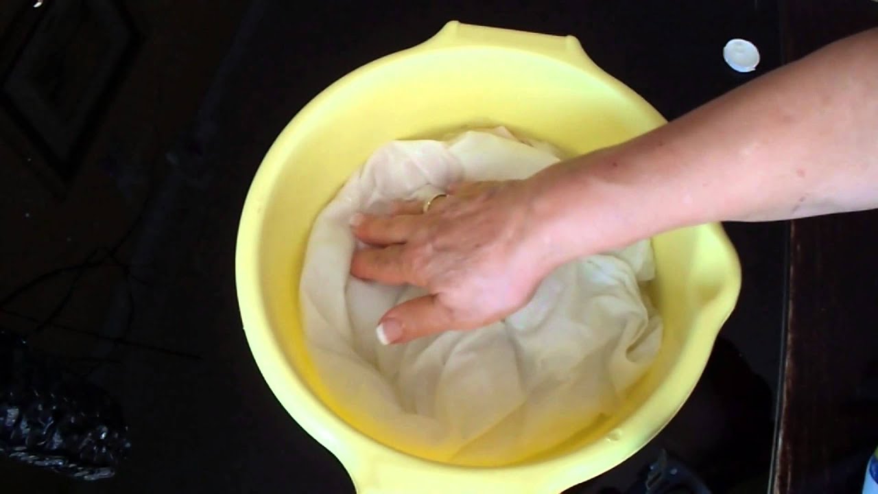 ropa blanca desteñida