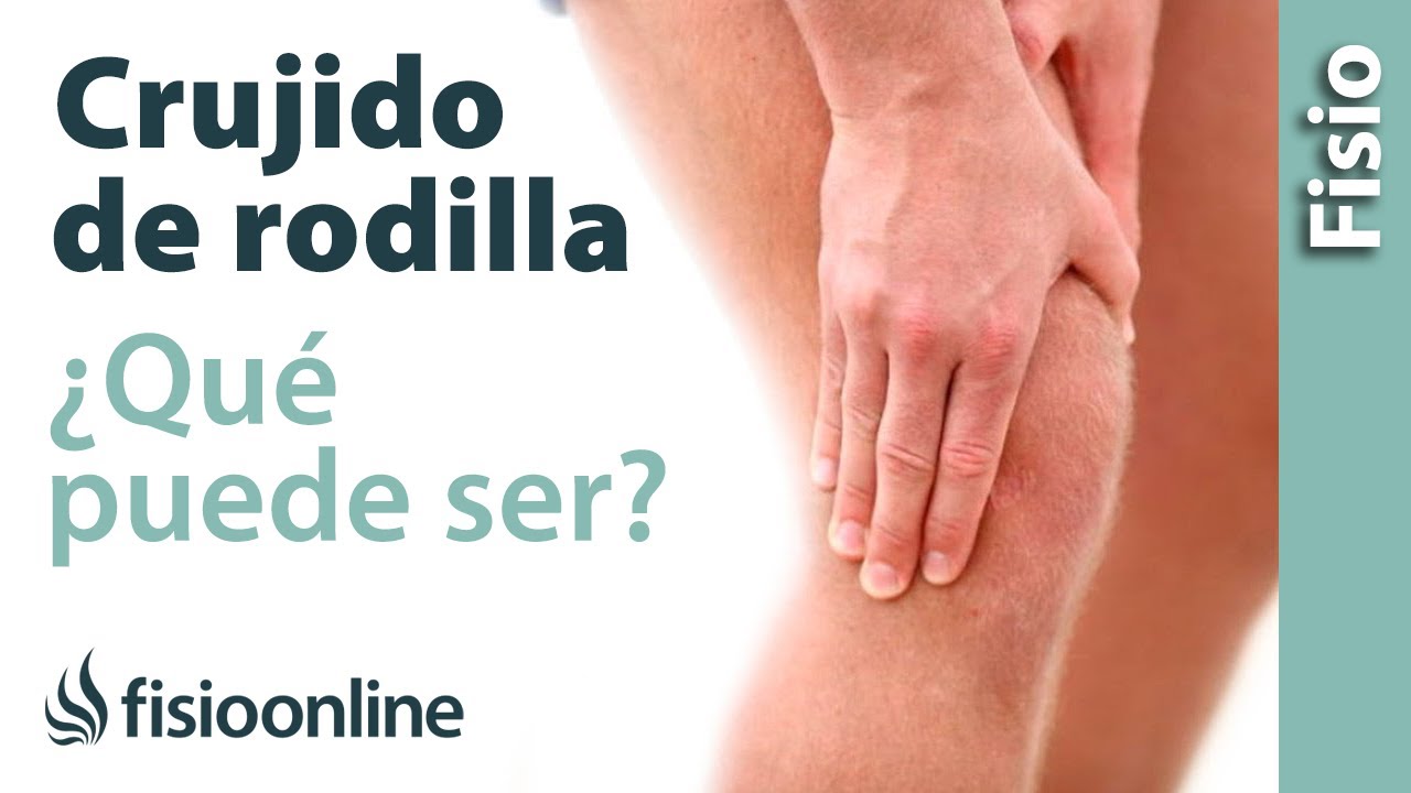 ruido de arenilla en la rodilla