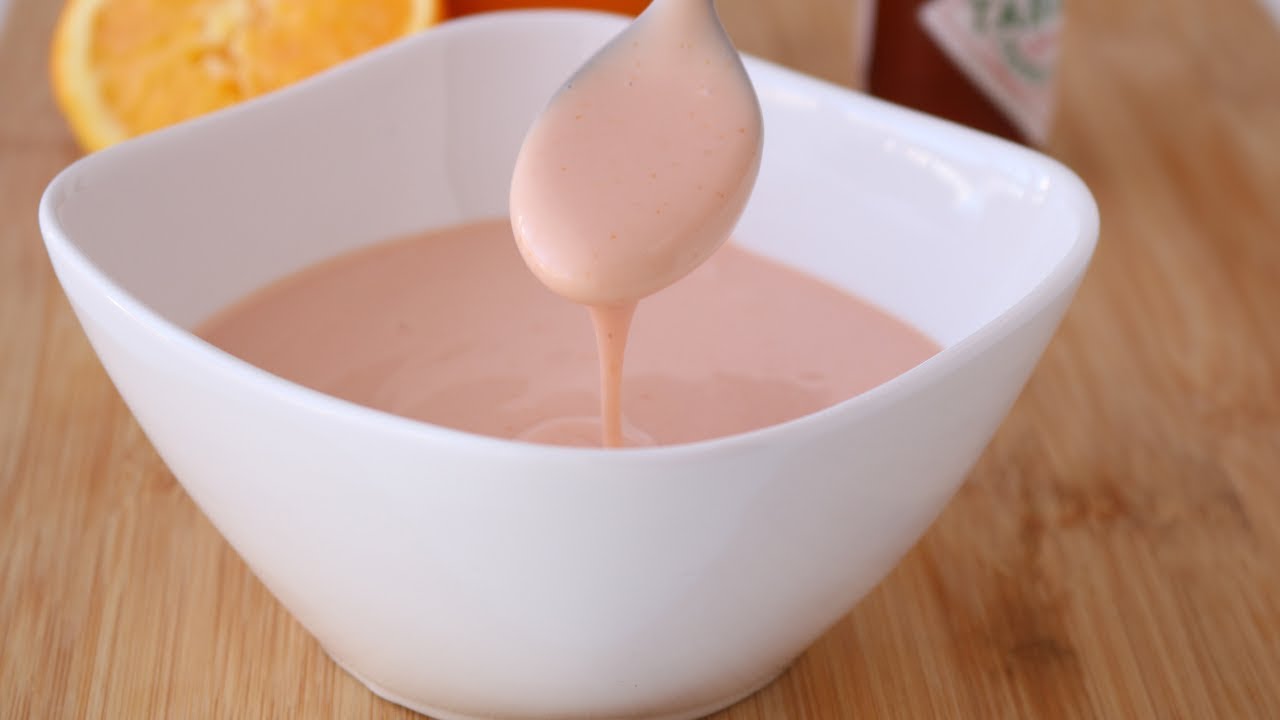 salsa rosa casera sin brandy