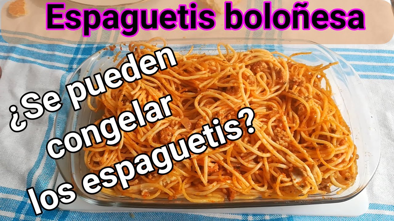 se pueden congelar los macarrones a la boloñesa