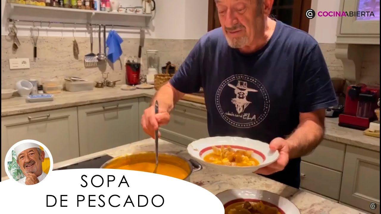 sopa de marisco de arguiñano