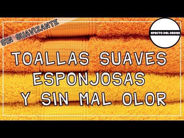 toallas suaves y con buen olor