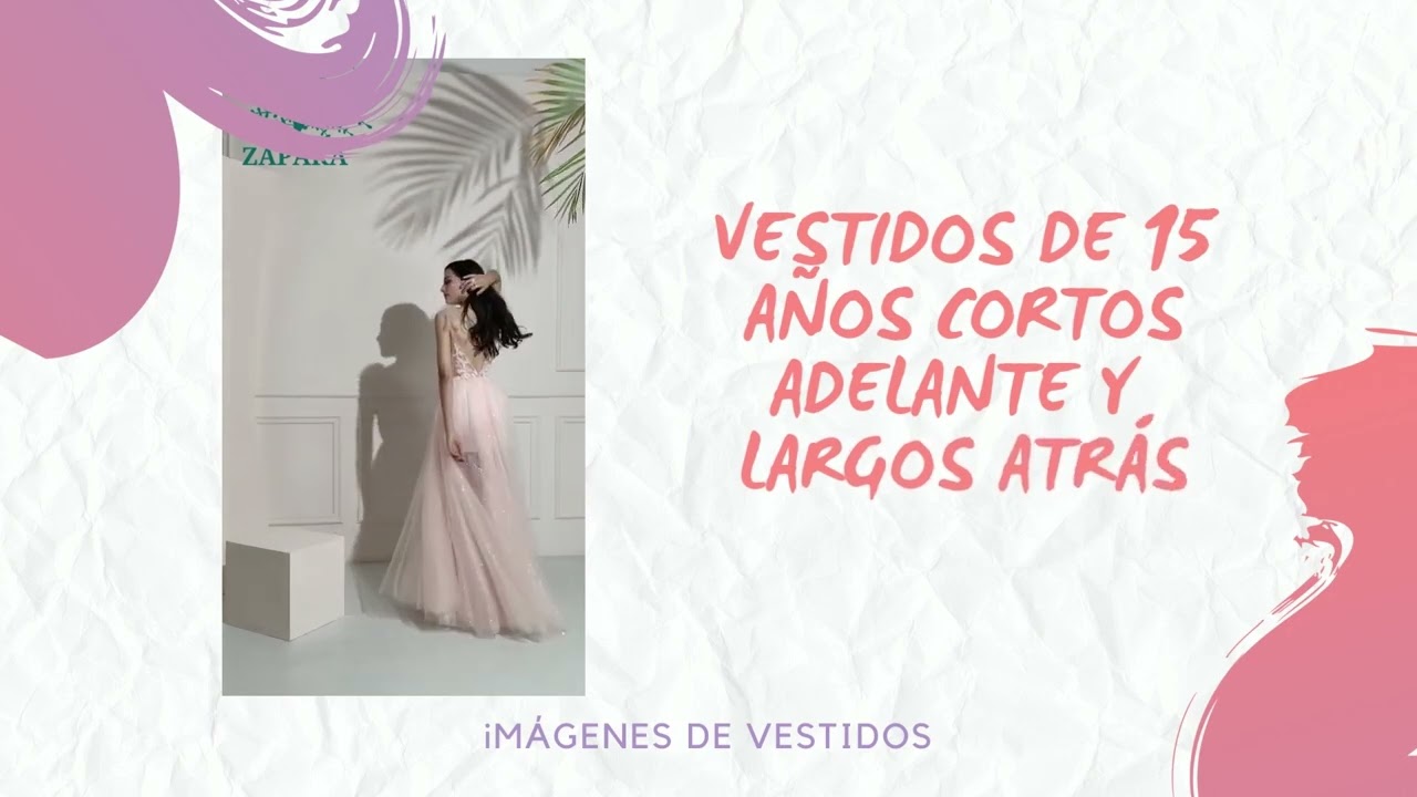 vestido corto adelante largo atras