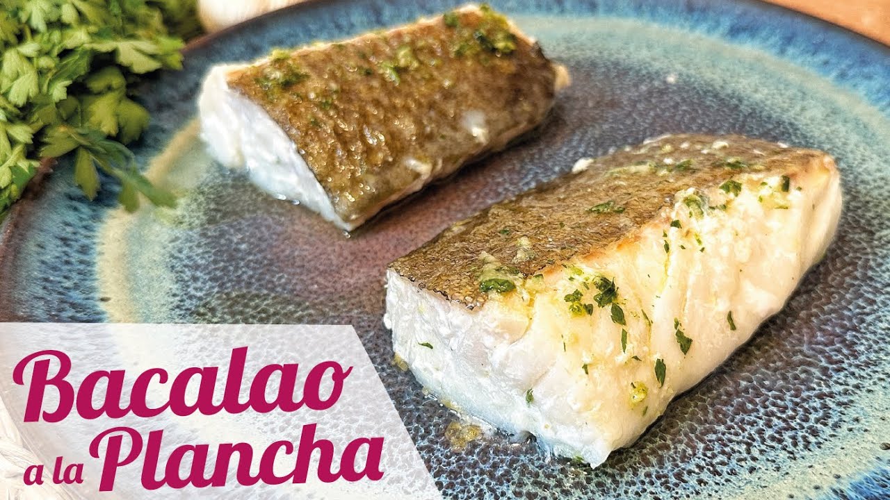 bacalao plancha ajo