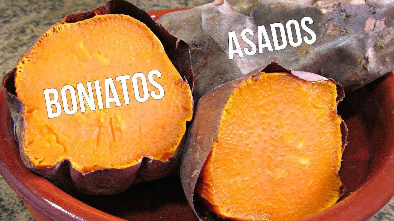 boniato blanco al horno