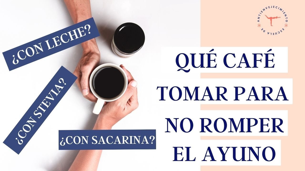 cafe con leche rompe el ayuno