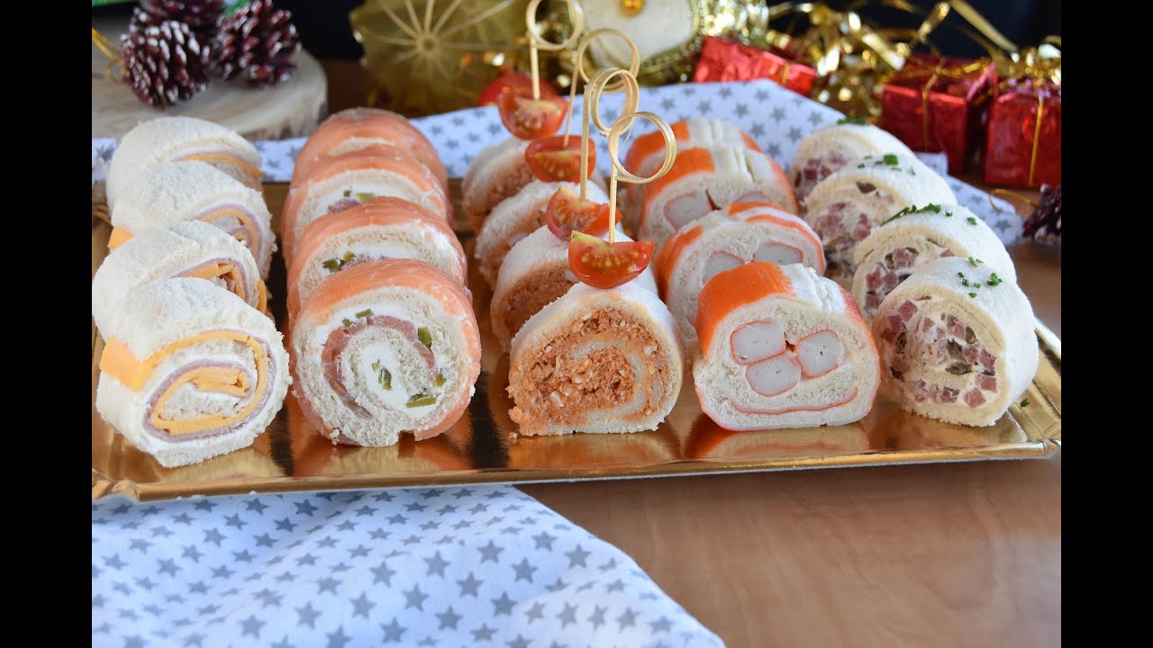 canapes enrollados