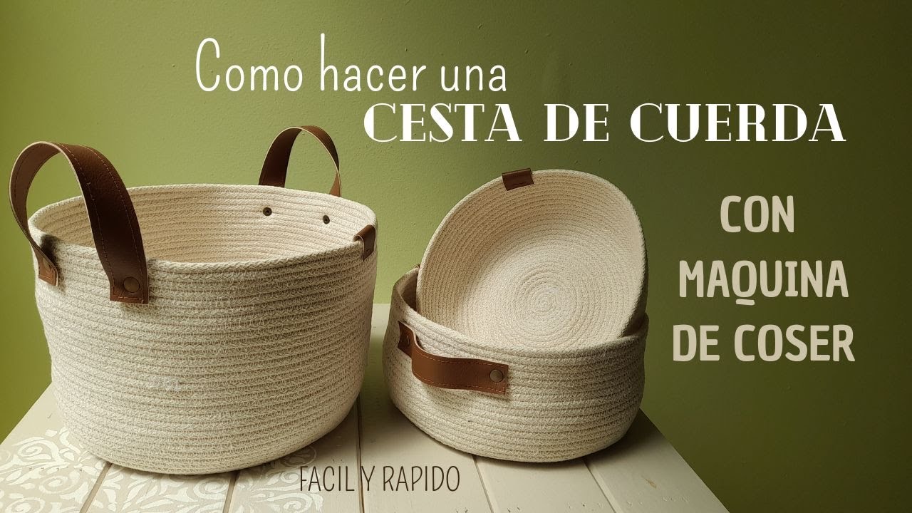 cestos de cuerda