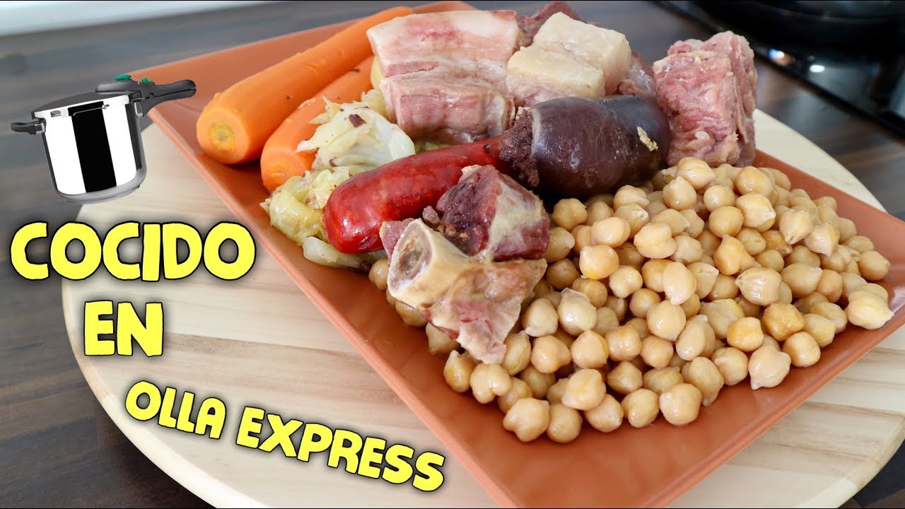 cocido madrileño olla express