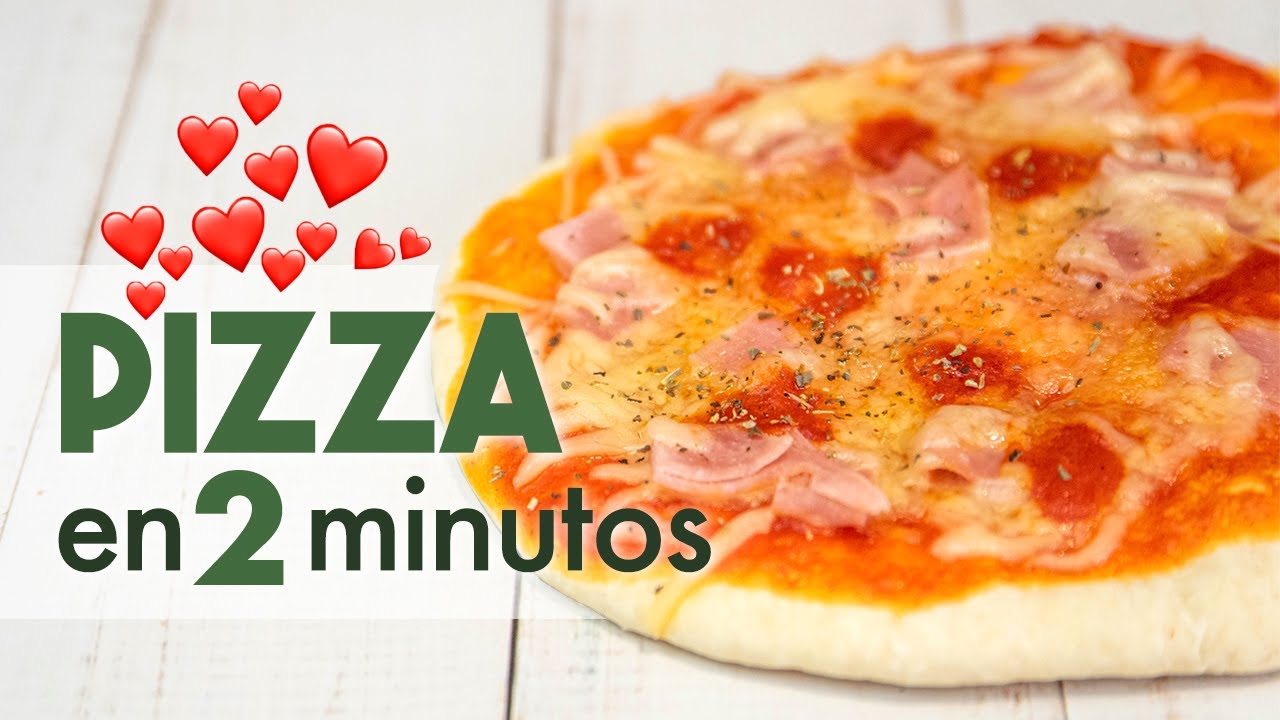 cocinar pizza microondas
