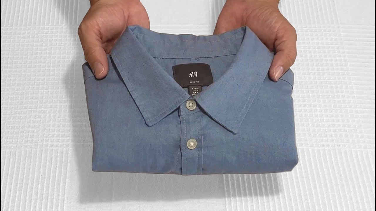 como doblar camisas para que no se arruguen
