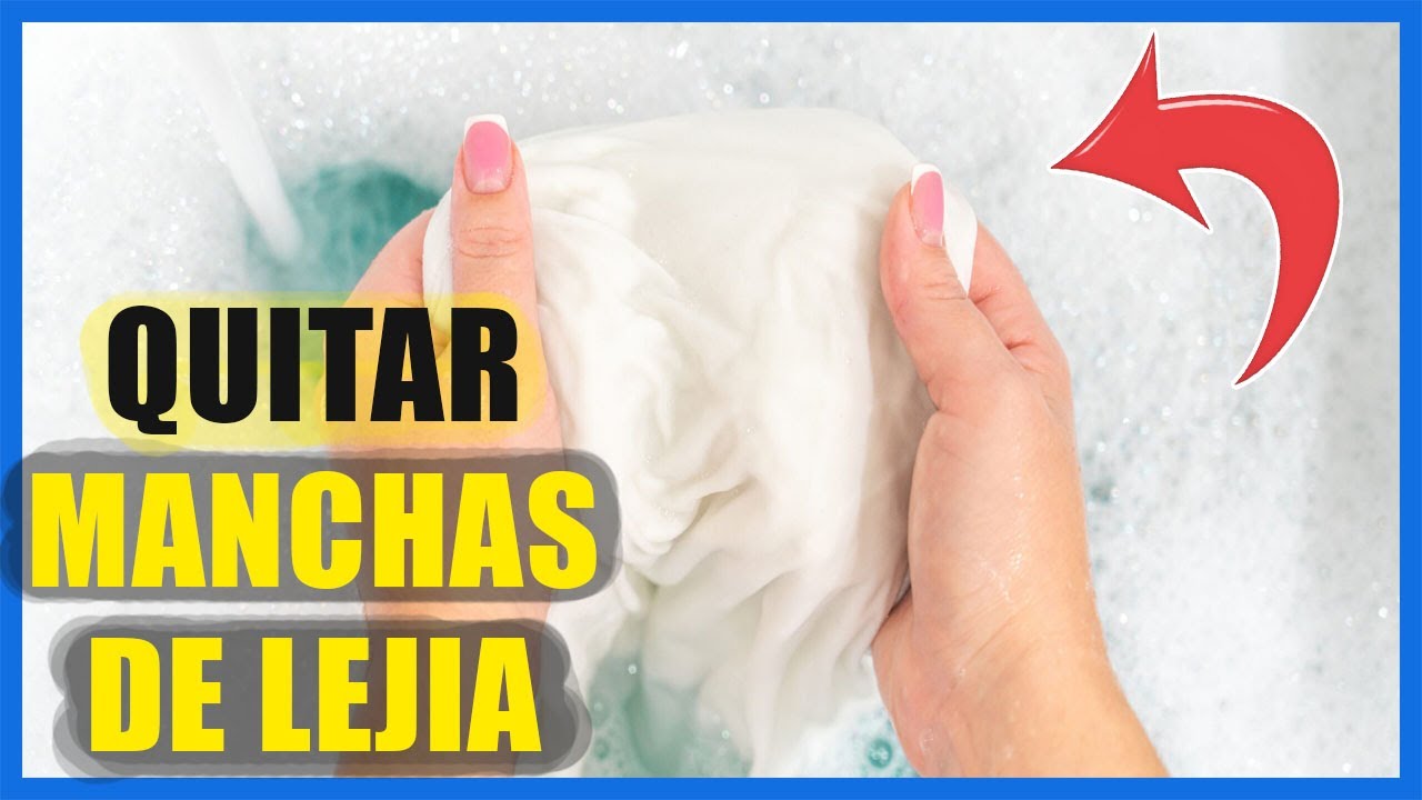 como quitar manchas de lejía en ropa blanca