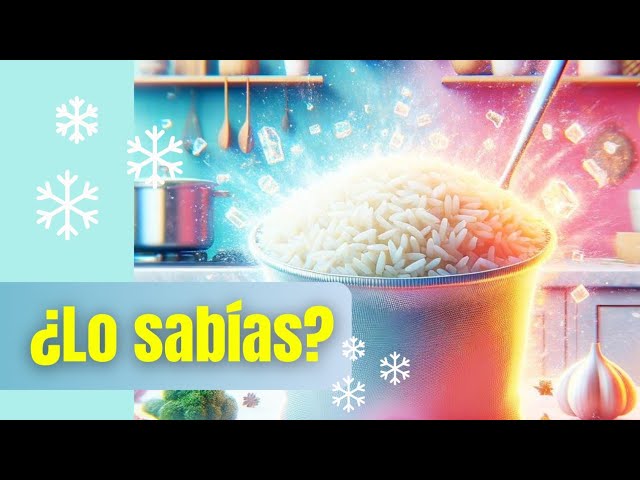 congelar arroz cocido