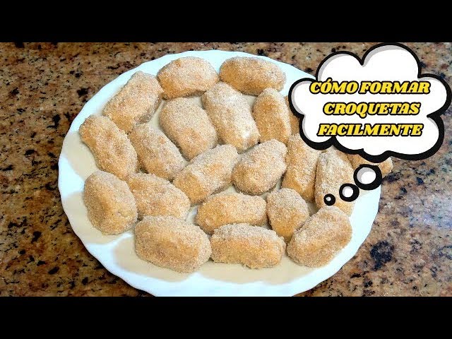 darle forma a las croquetas