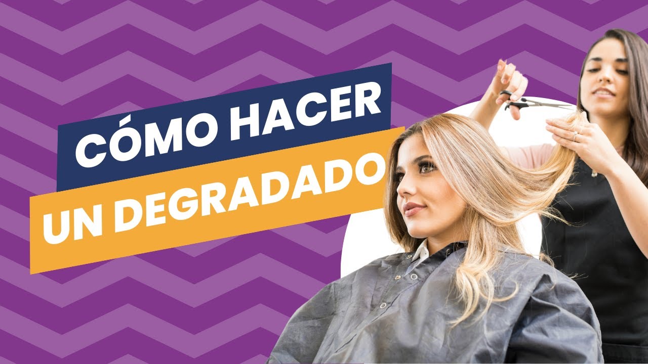 degradado pelo corto mujer