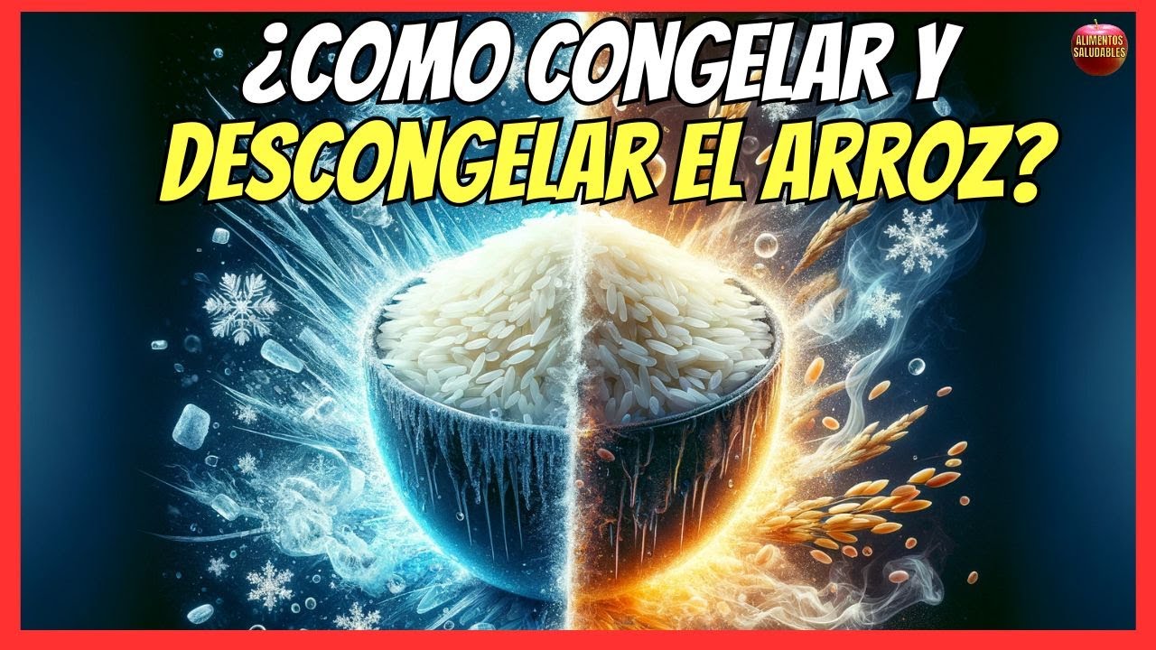 el arroz cocido se puede congelar
