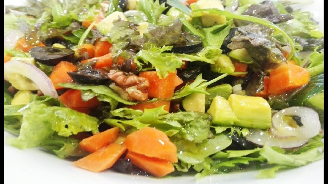 ensalada aguacate nueces