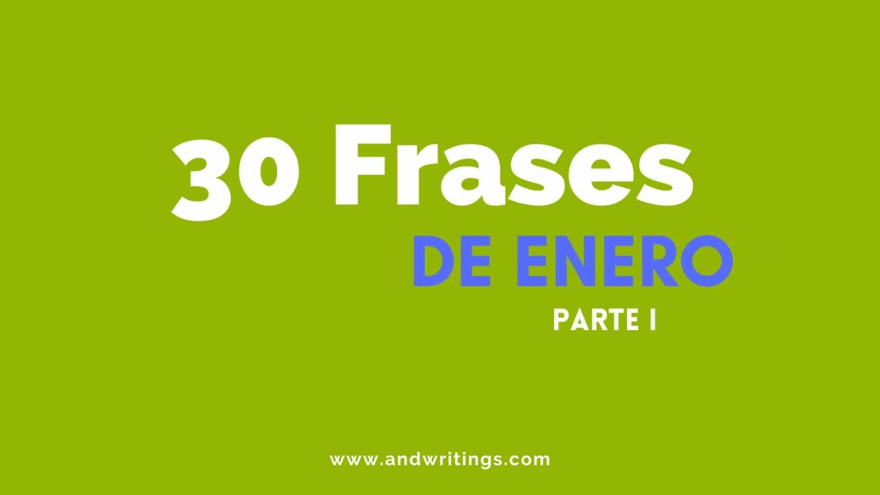 frases del mes de enero
