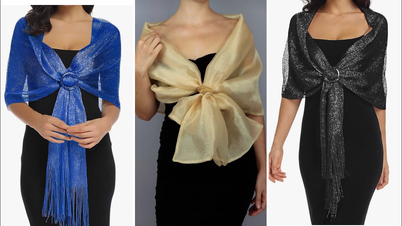 fular plateado para boda