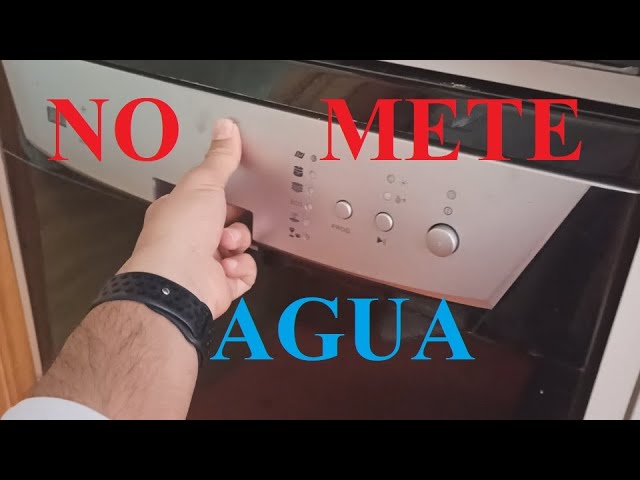 lavavajillas no echa agua por las aspas