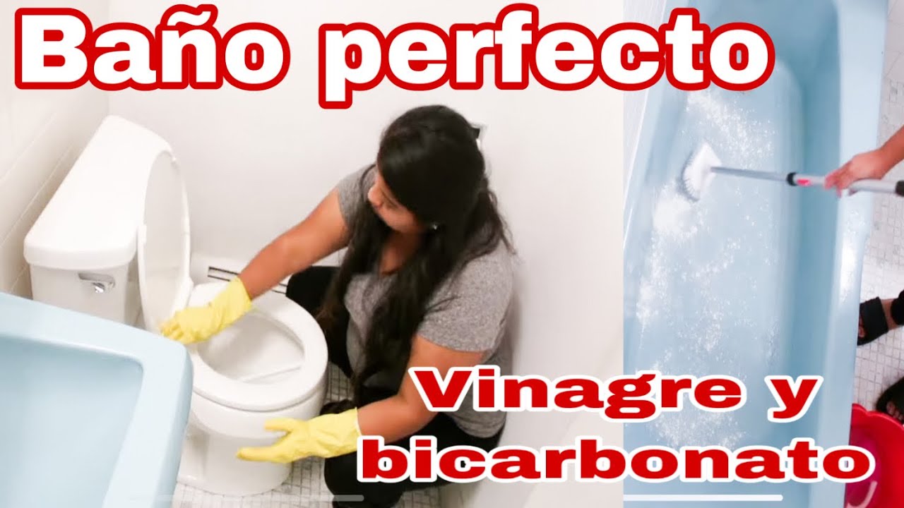 limpiar wc con bicarbonato y vinagre