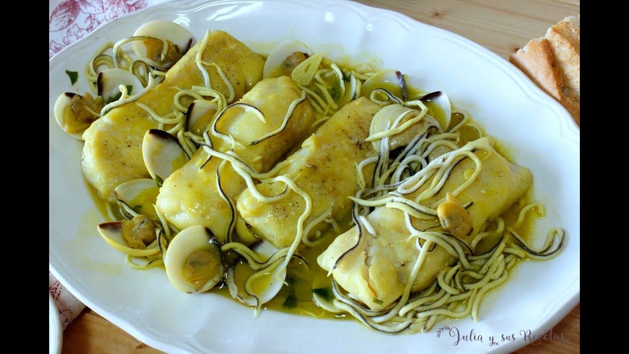 merluza con gambas y gulas