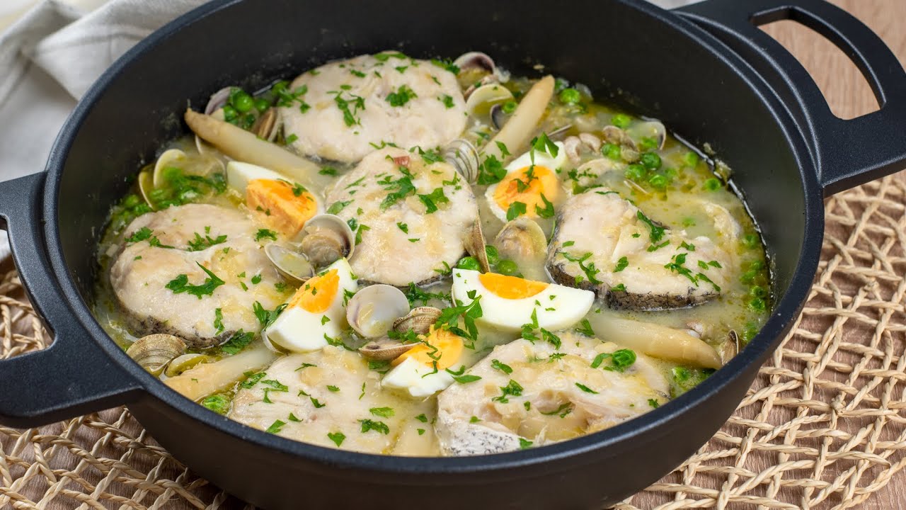 merluza en salsa marinera vasca