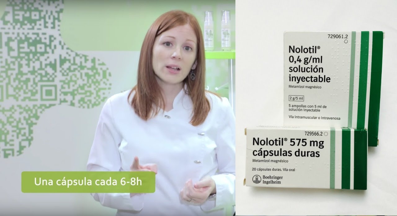 nolotil para bajar la fiebre