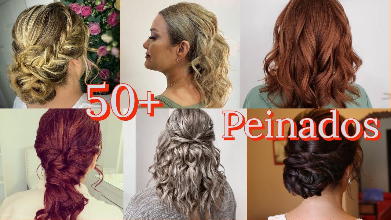 peinados para madrinas de 50 años