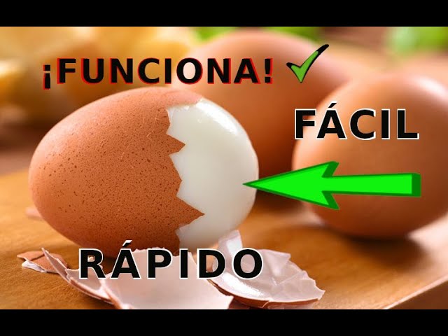 pelar huevos duros