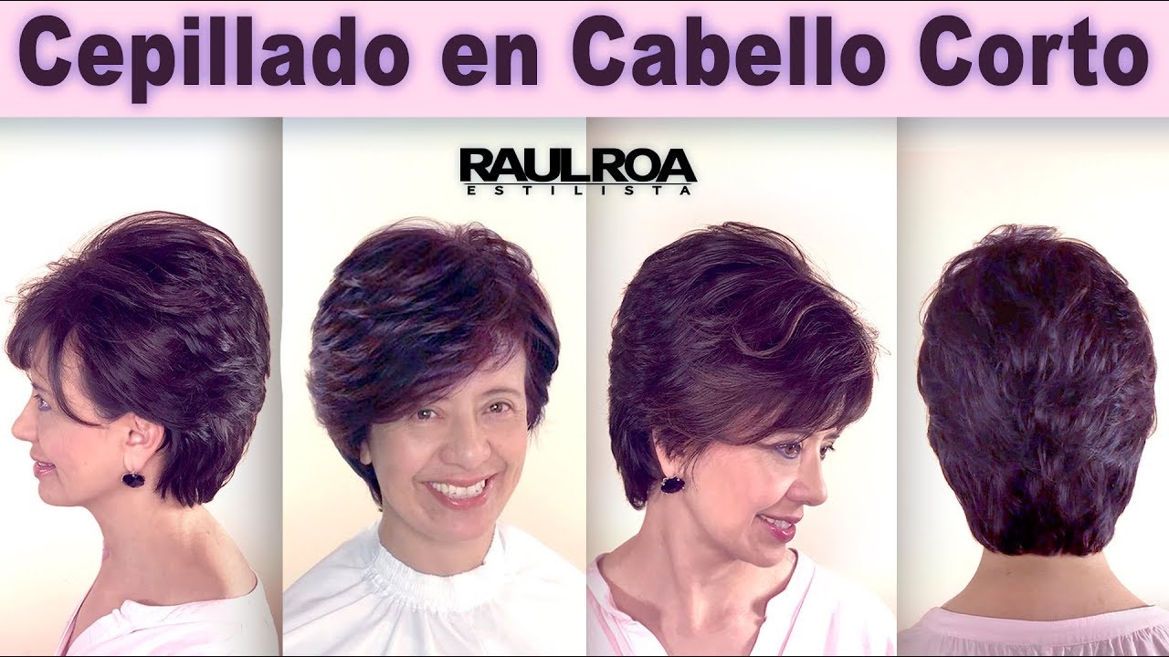 pelo corto con volumen arriba