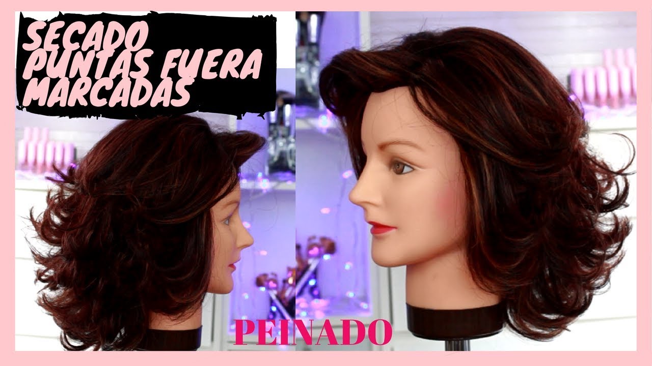 pelo liso puntas hacia afuera