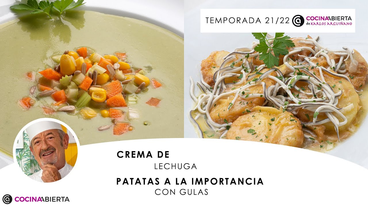 pure de lechuga arguiñano