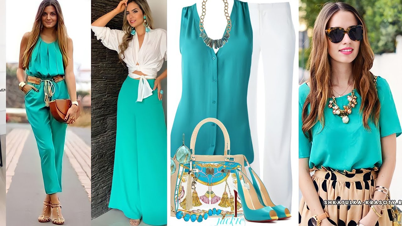 que colores combinan con el turquesa en ropa
