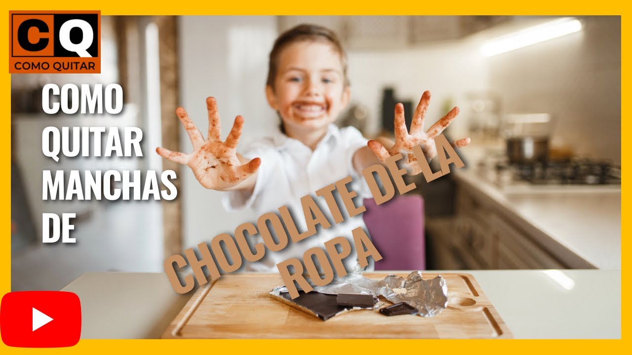 quitar mancha chocolate ropa