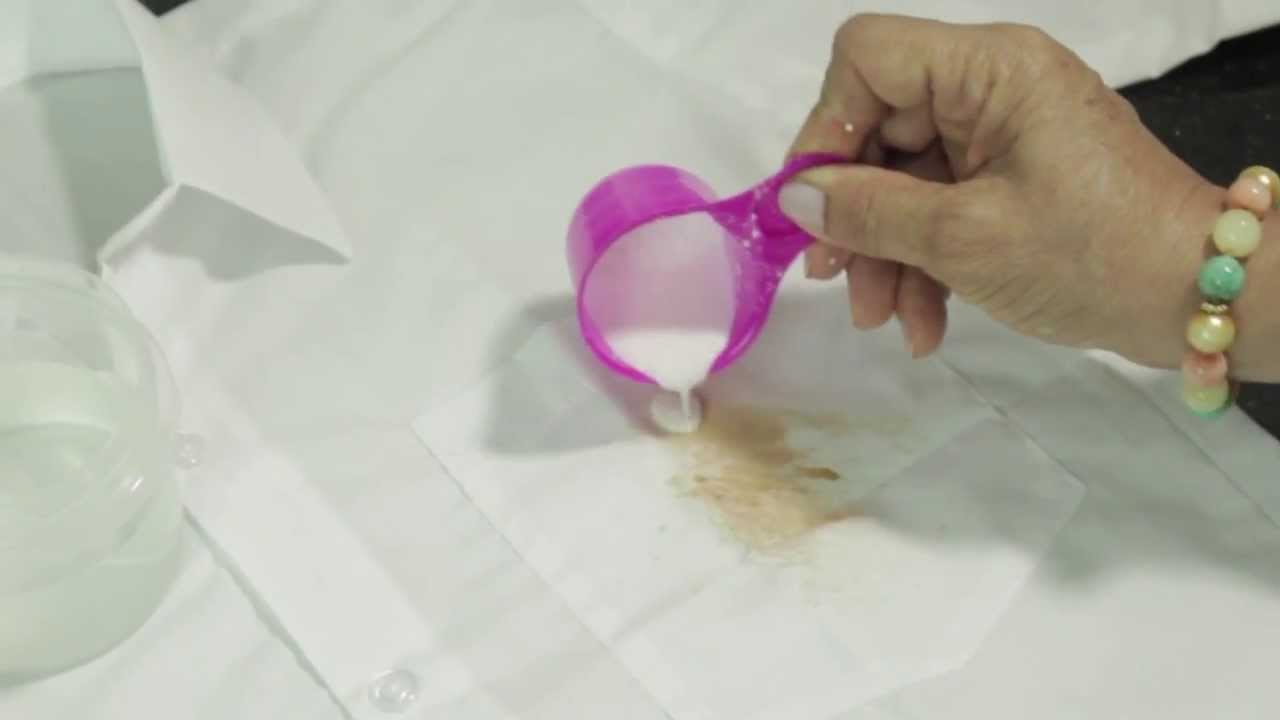 quitar manchas de chocolate secas en ropa blanca