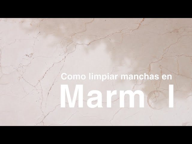 quitar manchas mármol suelo