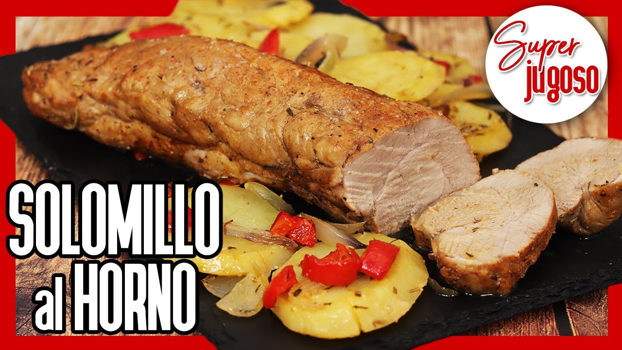 recetas con solomillo de cerdo al horno