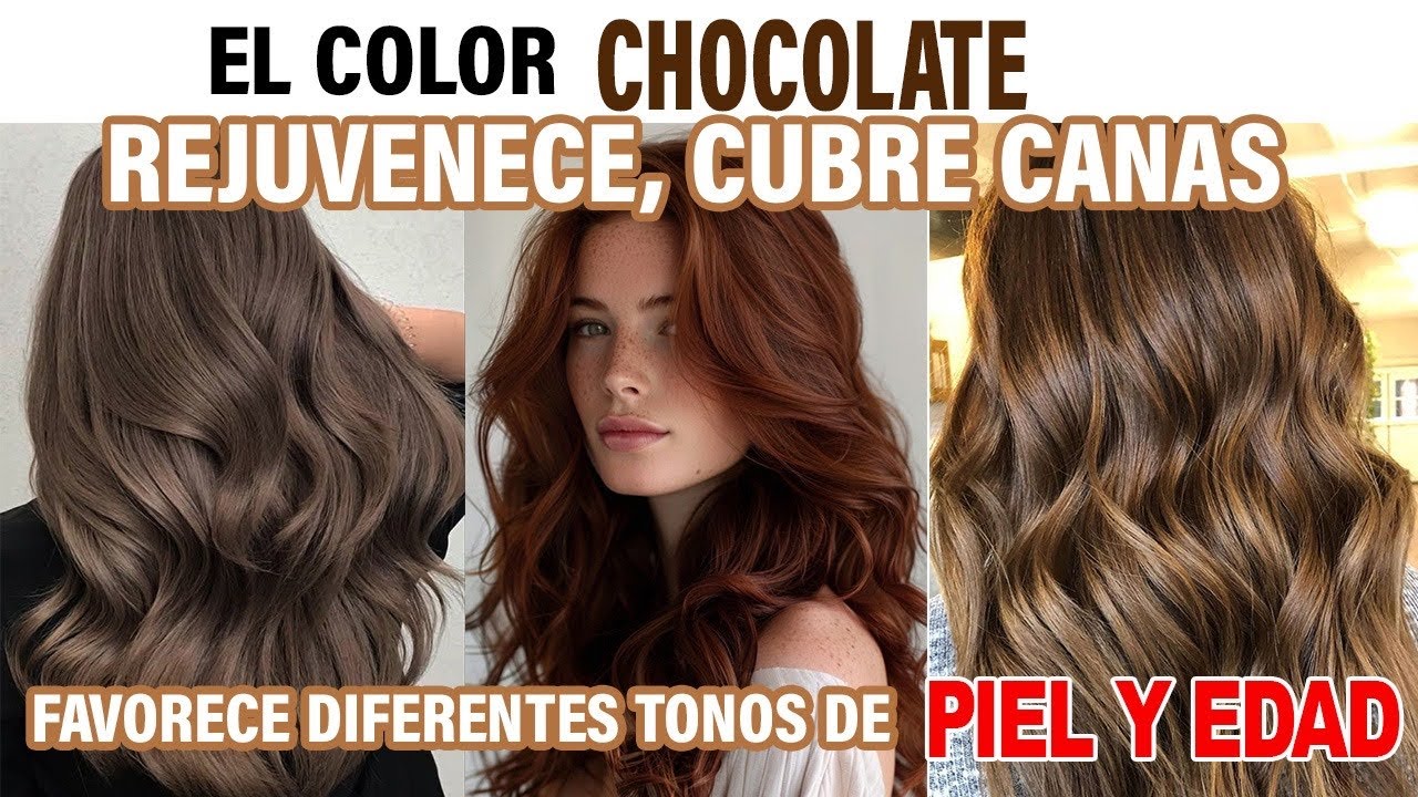 reflejos naturales pelo castaño