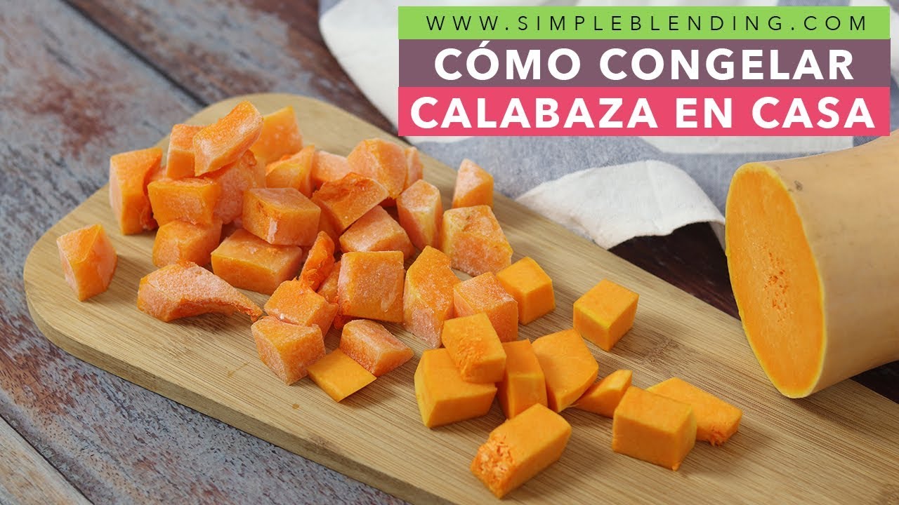 se puede congelar el puré de calabaza