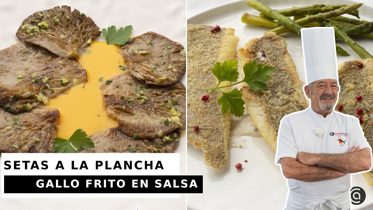 setas plancha arguiñano