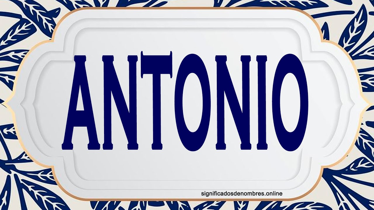 significa antonio