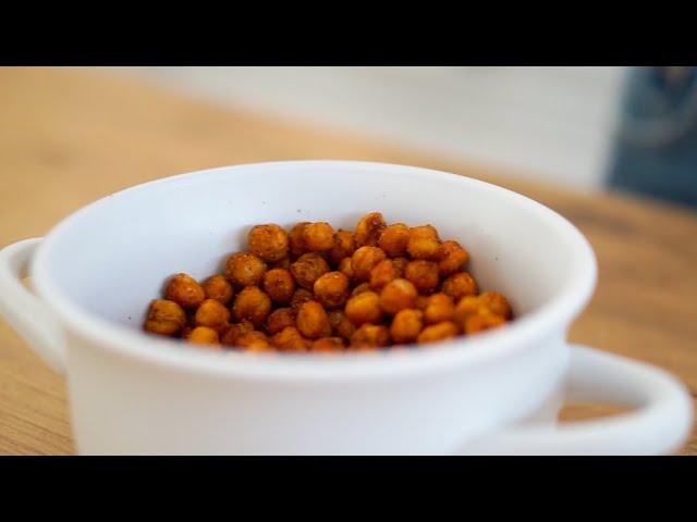 snack de garbanzos en freidora de aire