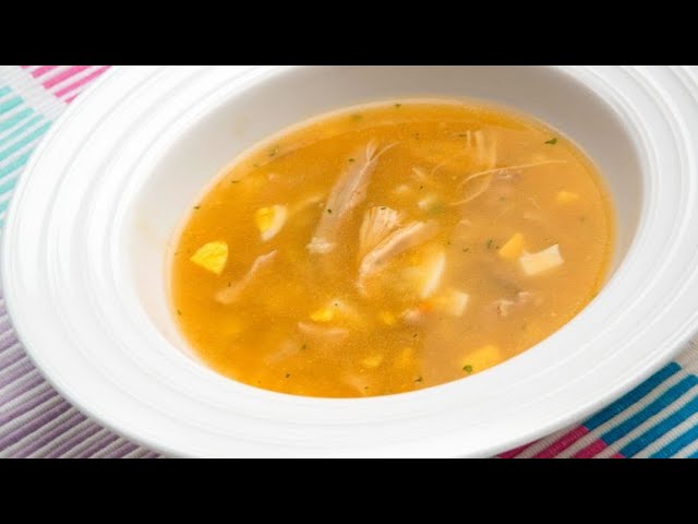 sopa de pollo arguiñano
