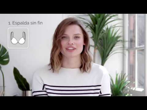 sujetador para llevar la espalda al aire