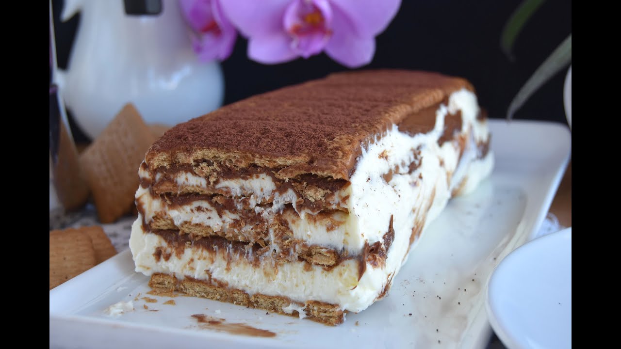 tarta de galletas con queso mascarpone sin horno