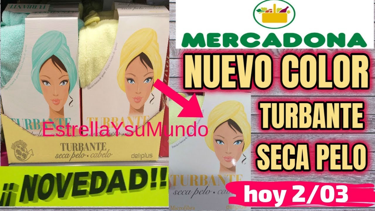 toalla para el pelo mercadona